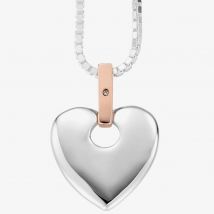 Clogau Silver 9ct Rose Gold Cariad Pendant SCA010