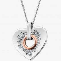 Clogau Cariad Sparkle Heart Pendant Necklace 3SCCP01