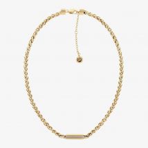Tommy Hilfiger Snake Gold Plated Spiga Chain Necklace 2780873