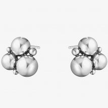 Georg Jensen Moonlight Grapes Small Sterling Silver Earrings 10019038