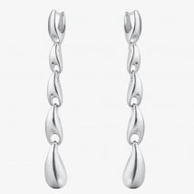 Georg Jensen Reflect Sterling Silver Four Link Dropper Earrings 20001089