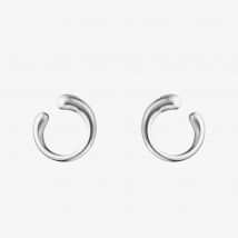 Georg Jensen Mercy Sterling Silver Swirl Earrings 10015149