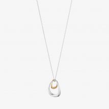 Georg Jensen Offspring Two Tone 18ct Rose Gold Necklace 10012763