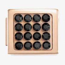 Nomination Glam Rose Black Pave Charm 230603/10