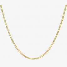 9ct Yellow Gold 20 Inch Flat Curb Chain UFC70 20~