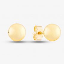 9ct Yellow Gold Ball Stud Earrings SE071