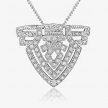 V Jewellery Silver Column Pendant 3021