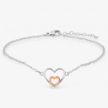 Rosa Lea Double Heart Bracelet AM-2THB027806