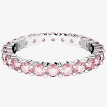 Swarovski Matrix Pink Cubic Zirconia Full Eternity Ring 5658855 58