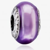Rosa Lea Purple Enamel Charm AM-2THB003905-Purple