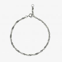 Maanesten Sigrid Silver Twisted Chain Bracelet 8537C