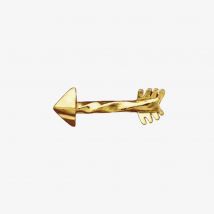 Maanesten Sagitta Gold Plated Arrow Single Stud Earring 9837A