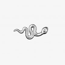 Maanesten Medusa Silver Snake Single Stud Earring 9840C
