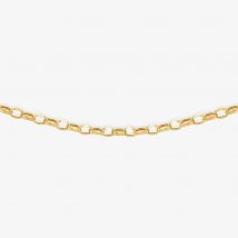 9ct Yellow Gold 51cm Oval Belcher Chain 1.14.5815-51