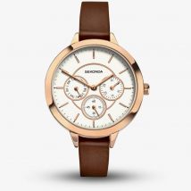 Sekonda Elegance Brown Leather Watch 2366