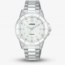 Lorus Silver &amp; White Watch RG253VX9