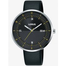 Lorus Dress Black Leather Strap Watch RH957LX9