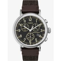 Timex Mens Black Chronogaph &amp; Fabric Strap Watch TW2U89300