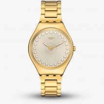 Swatch Holiday Bubbly And Bright Gold Plated Watch SYXG126G