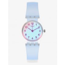 Swatch Ladies Casual Blue Rubber Strap Watch LK396