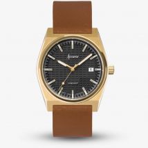 Accurist Origin Gold &amp; Brown Watch 70010