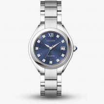 Citizen Ladies Silhouette Crystal Blue Dial Stainless Steel Bracelet Watch EW2540-83L