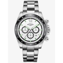 Rotary Mens Henley Chronograph White Dial Watch GB05440/02
