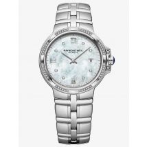 Raymond Weil Ladies Parsifal Classic Mother Of Pearl Diamond Set Dial Bracelet Watch 5180-STS-00995