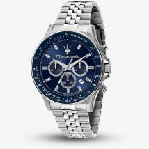 Maserati Mens Sfida Blue Chronograph Watch MSR8873640025