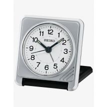 Seiko Clocks Silver Travel Beep Alarm Clock QHT015S