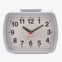Hometime White Obolong Alarm Clock 5184W