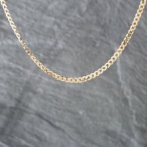 Pre-Owned 9ct Yellow Gold 16 Inch Curb Chain 41021284