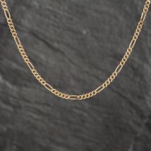 Pre-Owned 9ct Yellow Gold 18 Inch Figaro Chain 41021402