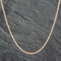 Pre-Owned 9ct Yellow Gold 20 Inch Prince Of Wales Chain 41021418