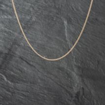 Pre-Owned 9ct Yellow Gold 18 Inch Curb Chain 41021552