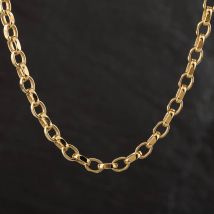 Pre-Owned 9ct Yellow Gold 18 Inch Belcher Necklace 4104164