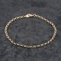 Pre-Owned 9ct Yellow Gold 7.5 Inch Belcher Chain Bracelet 41061310