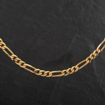 Pre-Owned 9ct Yellow Gold 18 Inch Figaro Necklace 4116105