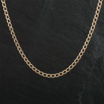 Pre-Owned 9ct Yellow Gold 26 Inch Curb Necklace 4116535