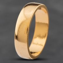Pre-Owned Vintage Yellow Gold 5mm Plain Wedding Ring 41871129