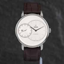 Pre-Owned Rado Diamaster Grande Seconde Plasma Ceramic Bracelet Watch R14129106