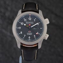 Pre-Owned Bremont MARTIN-BAKER II Orange Tone Black Dial Strap Watch MBII-BK/OR
