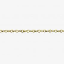 18ct Yellow Gold 20 Inch Filed Trace Chain E24FT20