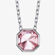 Baccarat L-Illustre Small Pink Crystal Necklace 2611926
