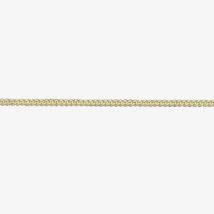9ct Yellow Gold 20inch Light Filed Curb Chain G12FC20