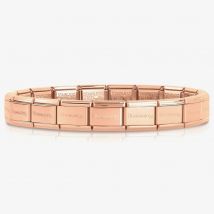 Nomination CLASSIC Stainless Steel Link Rose Gold Base Bracelet 030001/SI/011