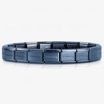 Nomination CLASSIC Stainless Steel Link Blue Base Bracelet 030001/SI/016