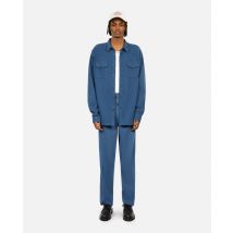 Chemise Bleue En Lin Et Coton pour Homme - Taille XL - The Kooples