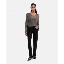 Jean Slim Noir pour Femme - Taille 38 - The Kooples