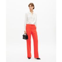 Pantalon Tailleur Orange En Crêpe pour Femme - Taille 36 - The Kooples